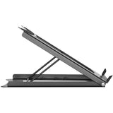 Act connectivity laptop stativ, foldbar, højdejusterbar i 5 positioner (sort)