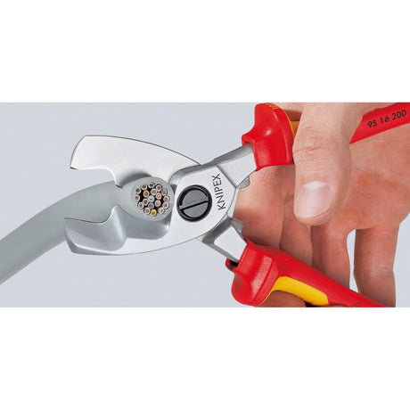 Knipex kabelskærer 200 mm - 9516200