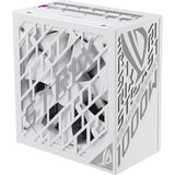 Asus rog strix platinum white edition modulær 1000 watt strømforsyning (hvid, 1x 12v-2x6, 4x pcie)