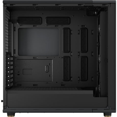 Fractal design nord xl midi tårnhus (sort træfarve | 2x USB-A | 1x USB-C | hærdet glas)