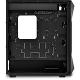 Sharkoon rev300 midi tårnhus (sort | 4x USB-A | 1x USB-C | RGB | hærdet glas)