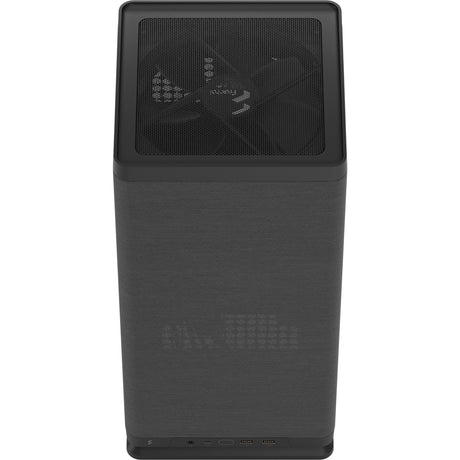 Fractal design humør sort mini tårnhus (sort | 2x USB-A | 1x USB-C)