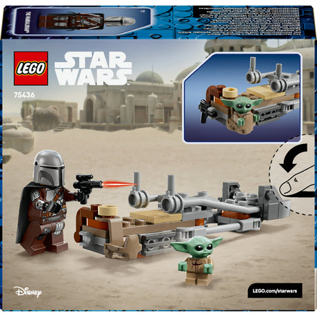 Lego Star Wars 75436 Mandalorian og Grogu's Speeder Bike