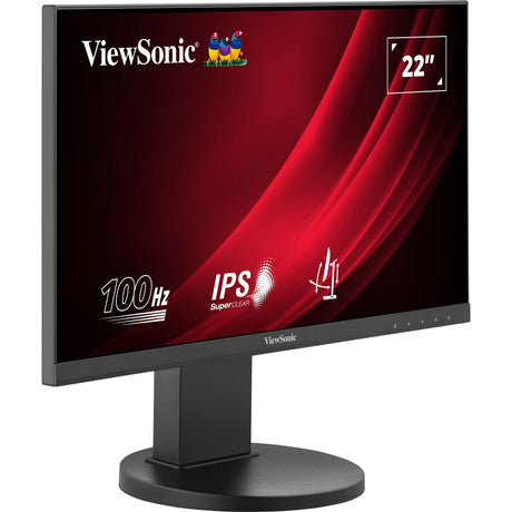 Viewsonic vg2208a-hd 22 skærm (sort, 1x hdmi, vga, 100 hz)