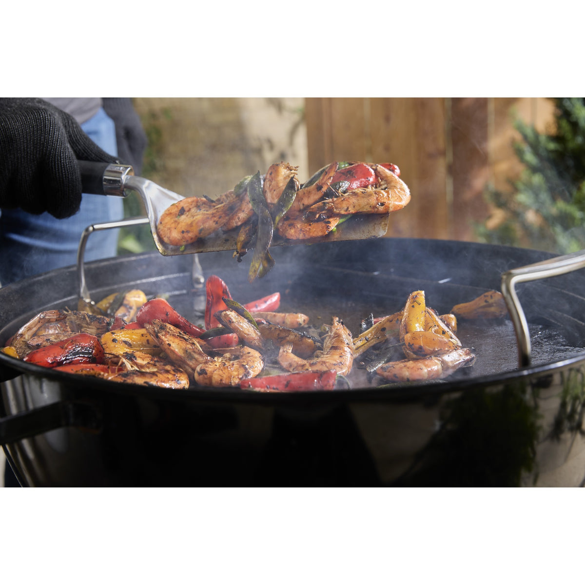 Weber plancha i fuld størrelse - til kulgrill 57 cm grillplade (sort)