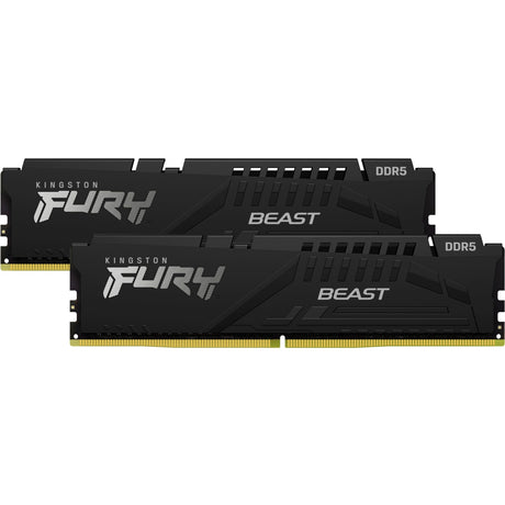 Kingston fury beast kf552c40bbk2-32 - ram hukommelse - 32 gb - ddr5 - dimm - 5200 mhz - 2 x 16 gb
