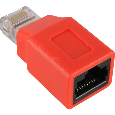 Goobay adapter rj45 cat.5 crossover (rød)