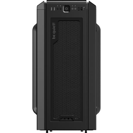 Vær stille! silent base 802 vindue midi tårnhus (sort | 2x USB-A | 1x USB-C | vindue)