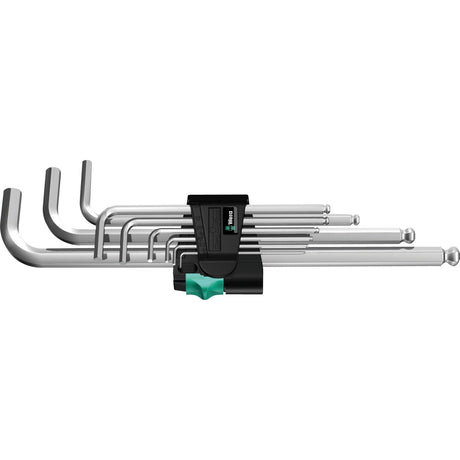 Wera unbrakonøglesæt 950 9 hex-plus 1 (krom, 9-delt, 1,5 mm til 10 mm)