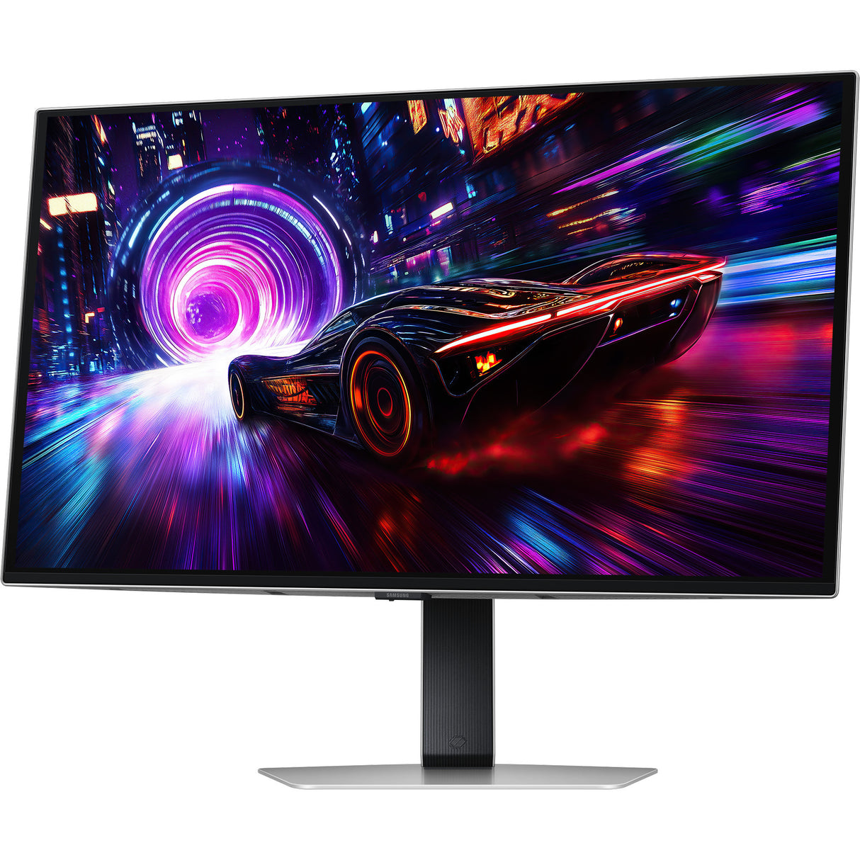 Samsung Odyssey OLED G8 G81SF 27 4K UHD-gamingskærm (sølv, 2x HDMI, DisplayPort, 2x USB-A, USB-B)