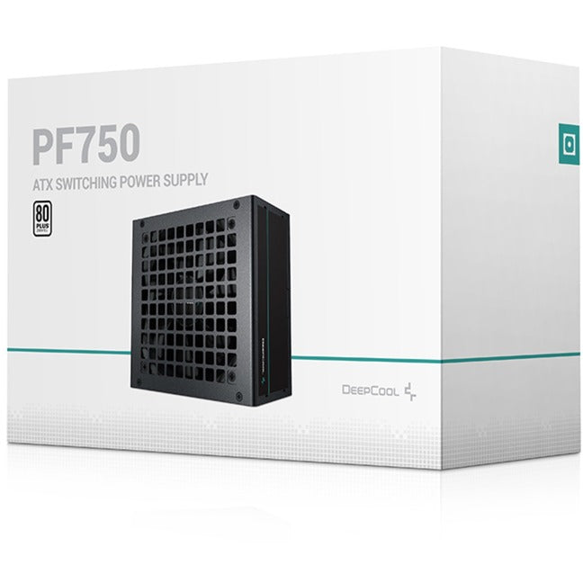 Deepcool pf750 750 watt strømforsyning (sort, 2x pcie)