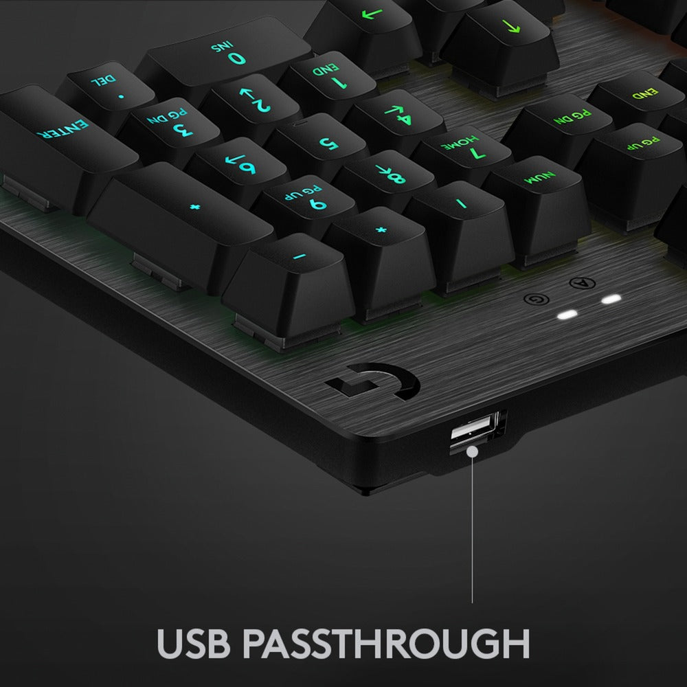 Logitech Logitech G512 Carbon LightSync RGB Mekanisk spiltastatur