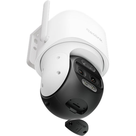Reolink 4K udendørskamera med to objektiver - 2,4 5 GHz WiFi - automatisk zoomsporing - panorering - AI-videosøgning - Trackmix-serien W760