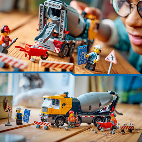 Lego city store køretøjer 60478 cement lastbil