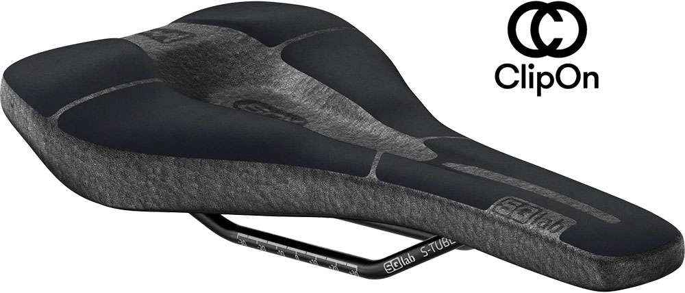 Sqlab 6ox clip-on infinergy® ergowave® active 2.1 mig s-tube sadel