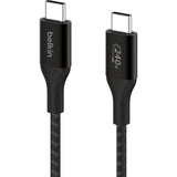 Belkin boost charge USB-C > USB-C-kabel (sort, 1 meter, 240 W)
