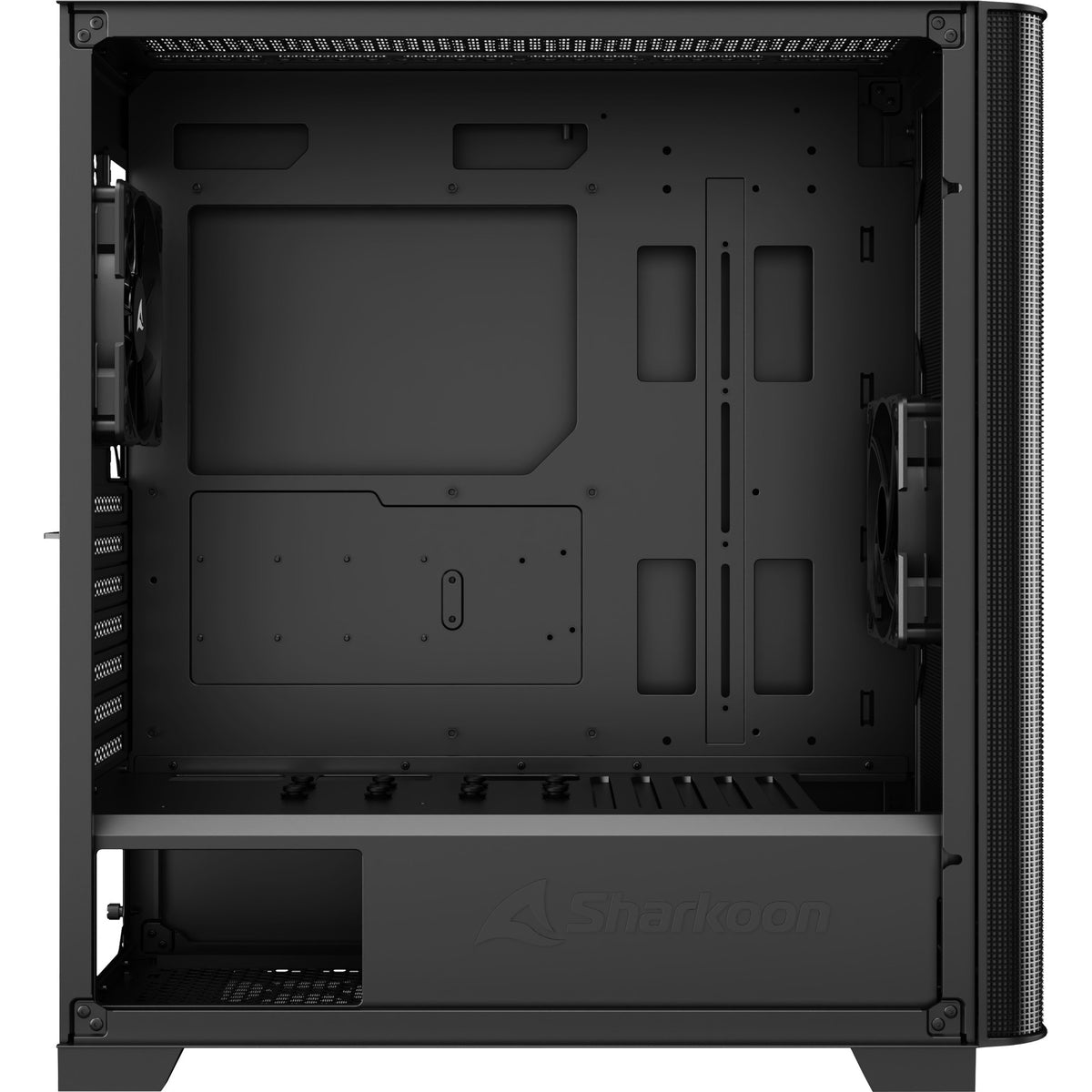 Sharkoon m30 sort midi tårnhus (sort | 2x USB-A | 1x USB-C)