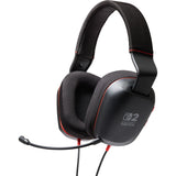 Powera kablet stereoheadset til Nintendo Switch 2 over-ear gaming headset (sort rød, Nintendo Switch 2, Nintendo Switch – OLED-model, Nintendo Switch, Nintendo Switch Lite)