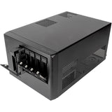 Silverstone sst-cs351 mini tårnhus (sort | 2x USB-A | 1x USB-C)