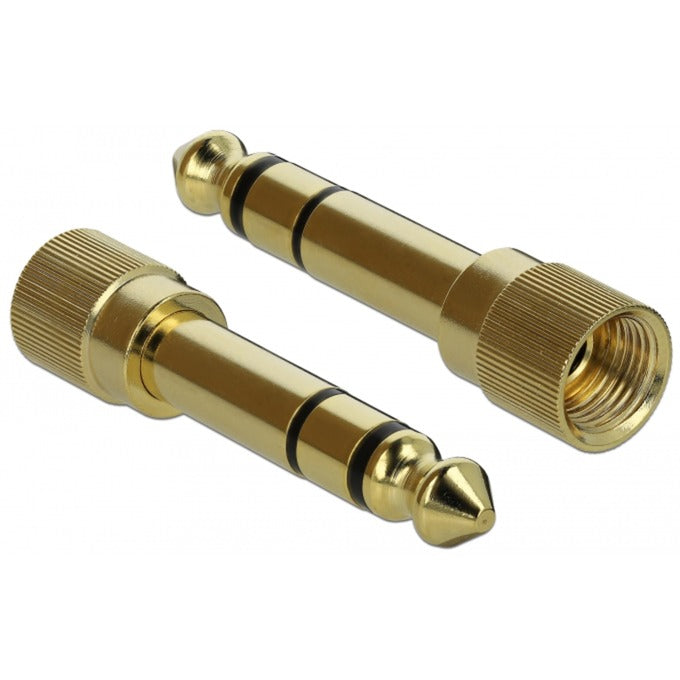 Delock stereostik 3,5 mm 3-benet han > hun forlængerkabel (sort, 0,5 meter)