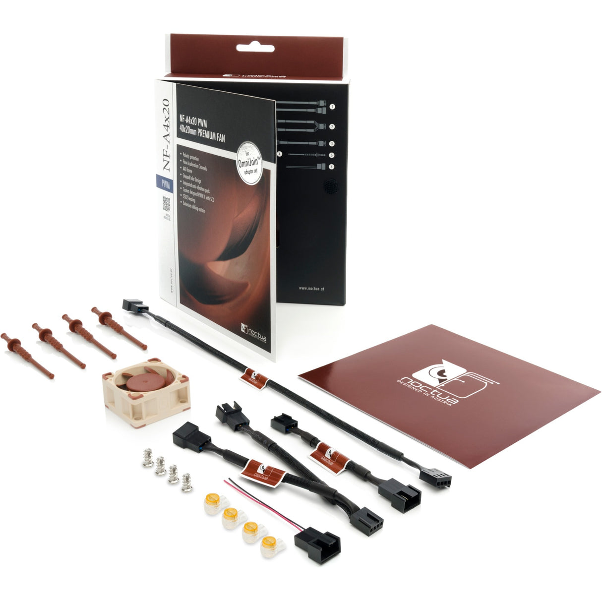 Noctua nf-a4x20 pwm kabinetventilator (40 x 40 x 20 mm)