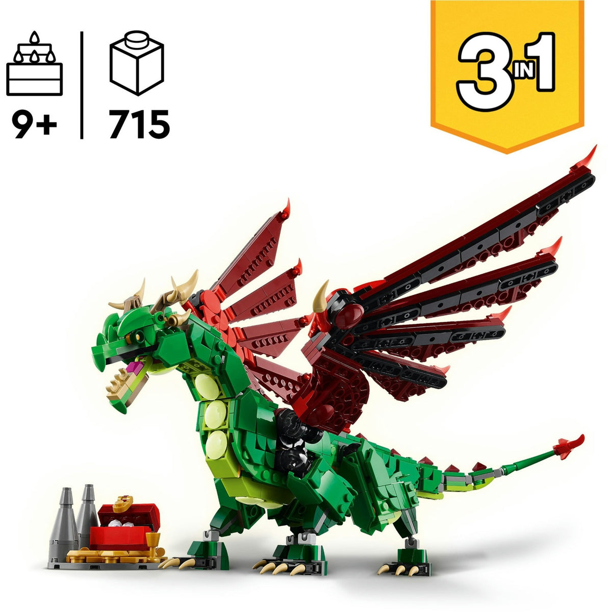 Lego creator 3i1 middelalderdrage - 31161