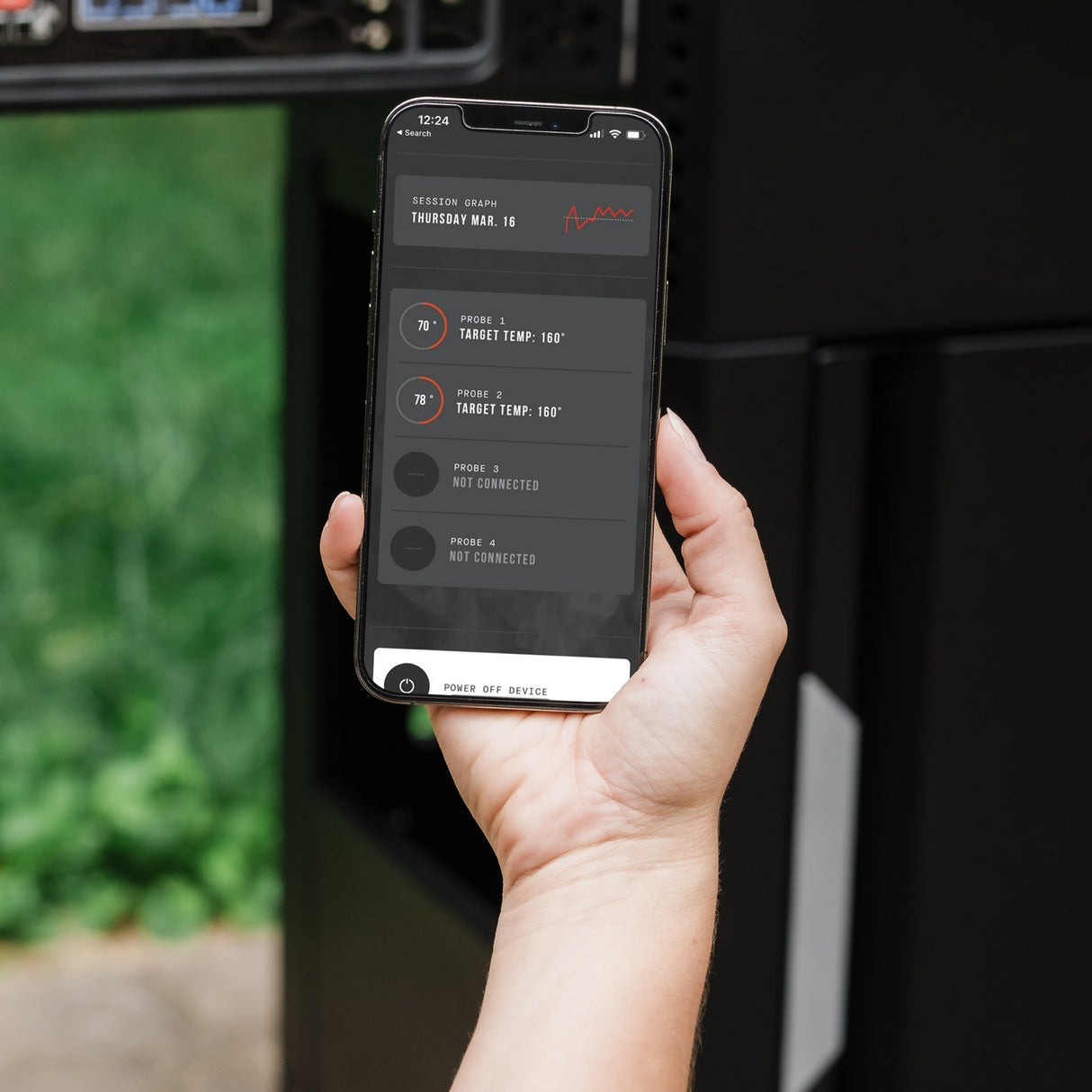 Masterbuilt Autoignite Series 545 Digital kulgrill og ryger (sort, WiFi-kontrol)