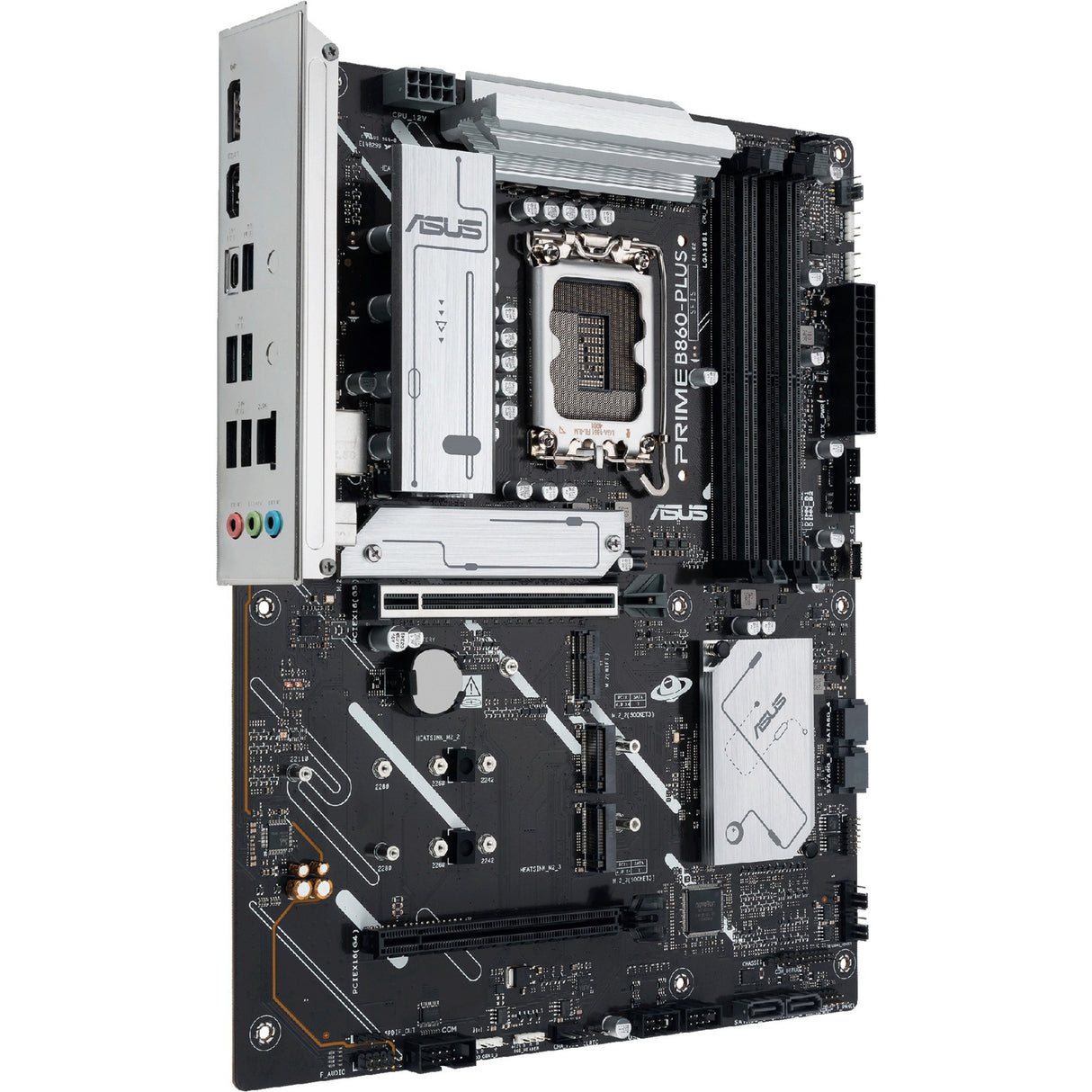 Asus Prime B860-Plus-CSM Socket 1851 bundkort (RAID, 2,5 GB-LAN, lyd, ATX)