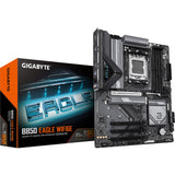 Gigabyte B850 Eagle WiFi6E Socket AM5 bundkort (sort grå, RAID, GB-LAN, WiFi 6e, BT, lyd, ATX)