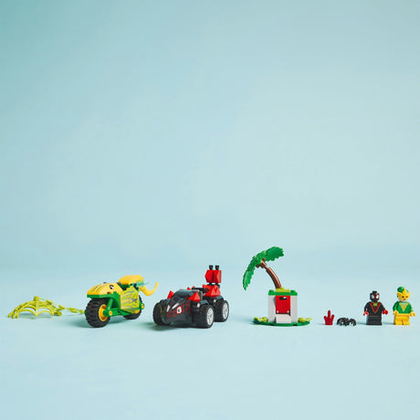 Lego spidey 11198 edderkop og elektrojagt med dinosaurkøretøjer