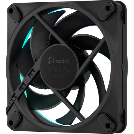Fractal design momentum 12 rgb case fans (sort, 3 styk, 120 x 120 x 25 mm, pwm)