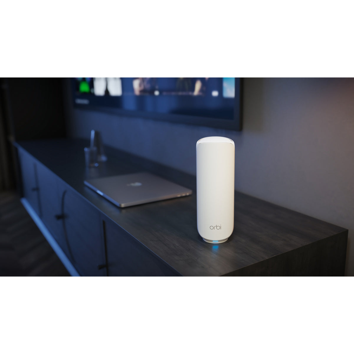 Netgear Orbi 370 WiFi mesh system, dual-band WiFi 7 mesh system, 2 styks mesh router (hvid, 1x Orbi WiFi 7 router (RBE371), 1x Orbi WiFi 7 satellit (RBE370))