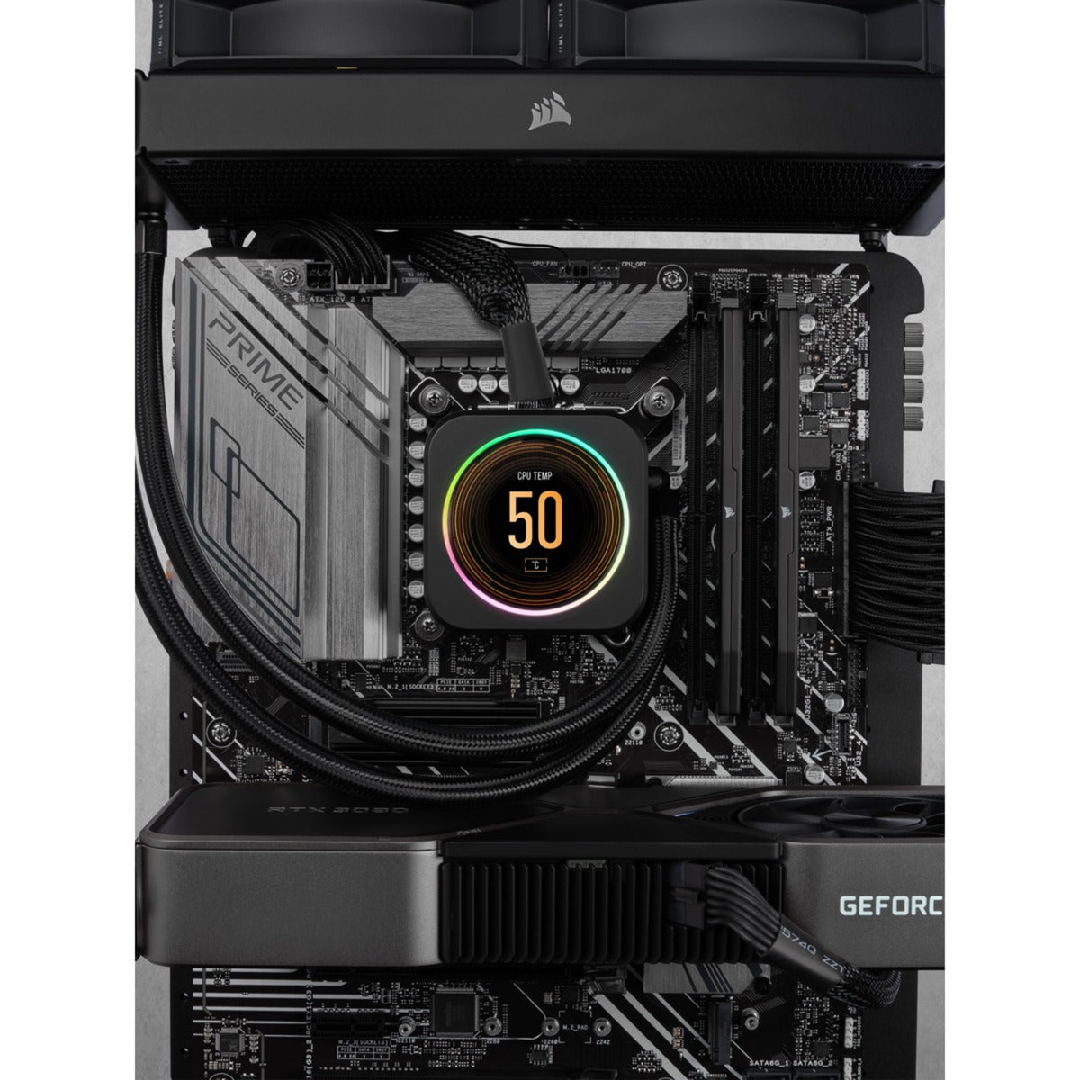 Corsair Vengeance 32 GB DDR5-4800 (2x 16 GB) RAM (sort, cmk32gx5m2a4800c40, xmp 3.0)