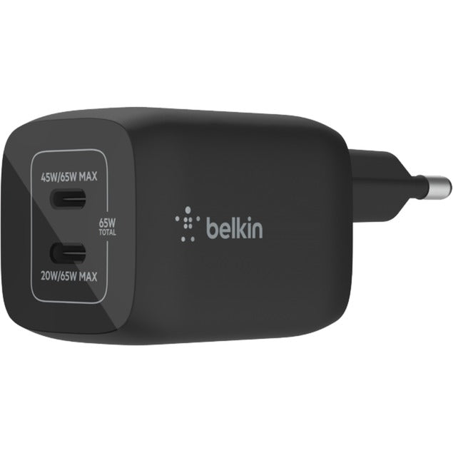 Belkin Boostcharge Pro 2-Poort USB-C GaN Wall Loader med P