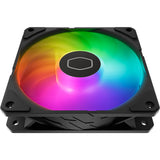 Cooler master sickleflow edge 120 argb kabinet ventilator (sort, 120 x 120 x 25 mm, pwm, med a1 mini LED controller)