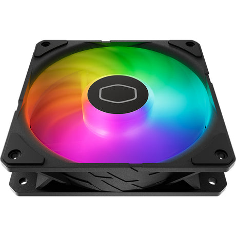 Cooler master sickleflow edge 120 argb kabinet ventilator (sort, 120 x 120 x 25 mm, pwm, med a1 mini LED controller)