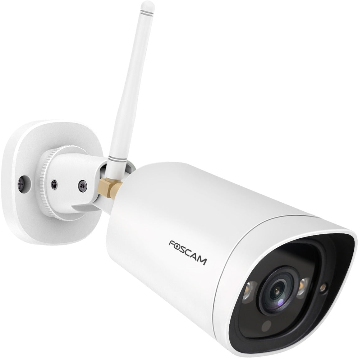Foscam G4C, 2K Starlight WiFi udendørs sikkerhedskamera (hvid)