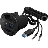 Icy box ib-hub1404a usb hub (sort)