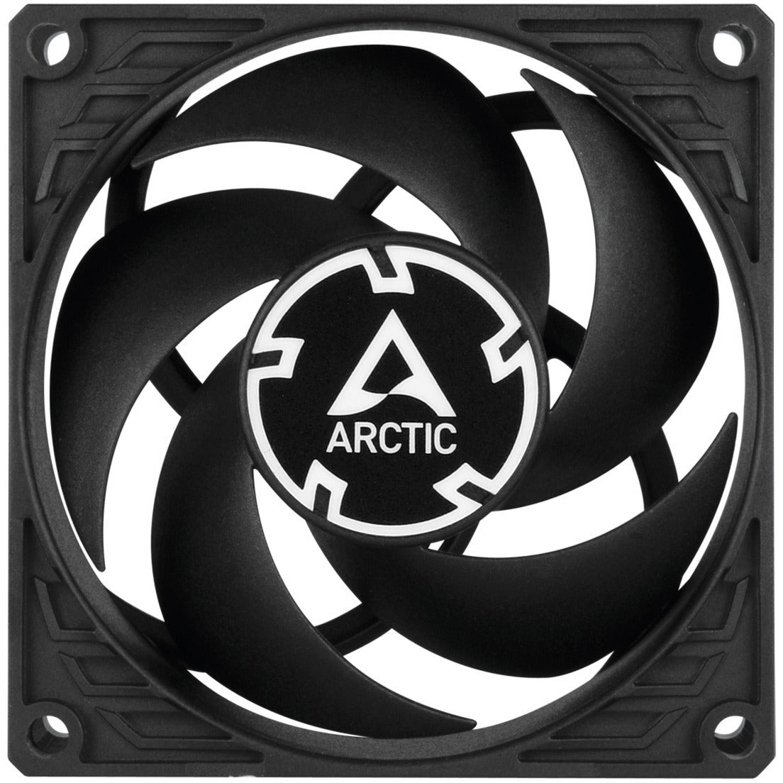 Arctic p8 pwm pst case ventilator (sort, 80 x 80 x 25 mm)