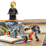 Lego marvel - ghost rider mech motorcykel byggelegetøj (76245)