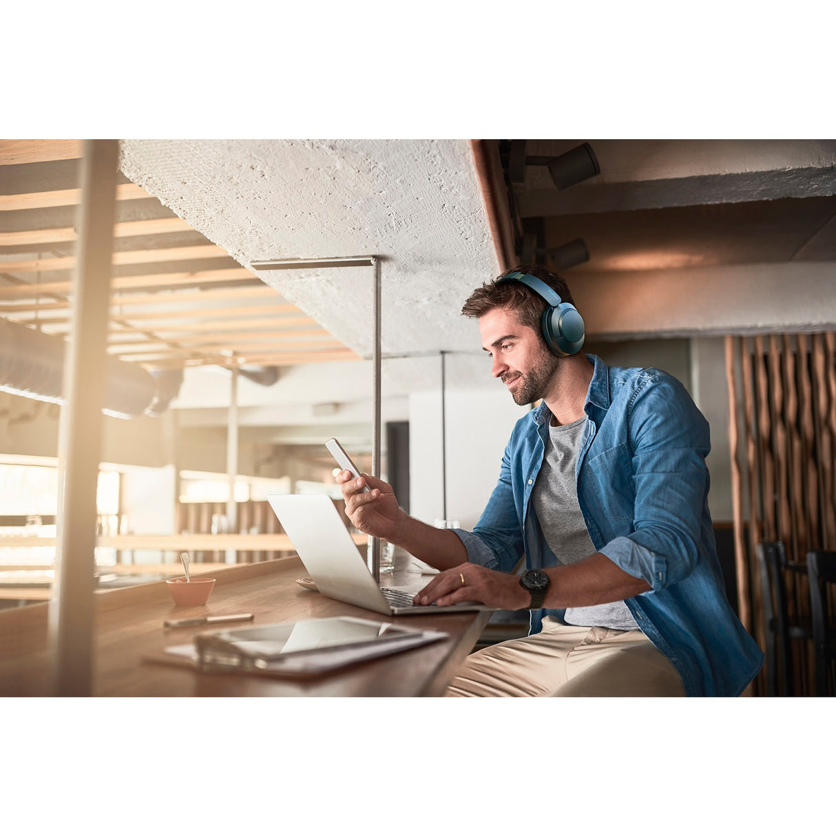 Creative Zen Hybrid 2 over-ear hovedtelefoner (sort, Bluetooth 5.2, USB-C, hybrid ANC)