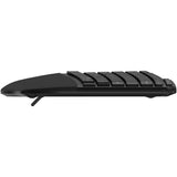 Kensington pro fit ergo kb675 eq tkl genopladeligt tastatur (sort, eu-layout (qwerty), membran, 80% (tkl), bluetooth, 2,4 ghz)