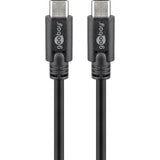 Goobay sync charge super speed USB-C kabel (sort, 1,5 meter)