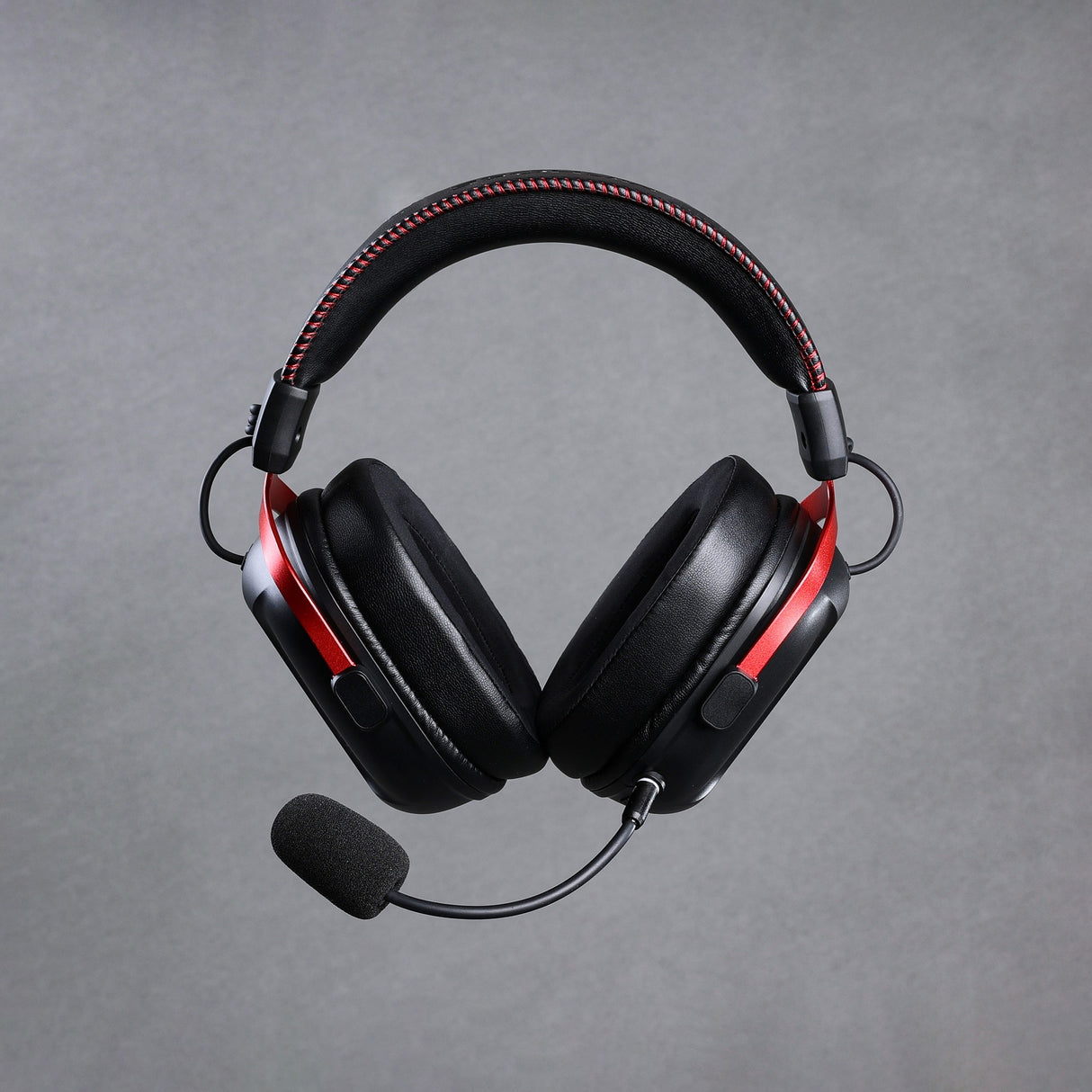 Mchose s9 pro trådløst over-ear gaming headset (sort rød, pc laptop playstation switch smartphone, 2,4 g bluetooth kablet type-c)