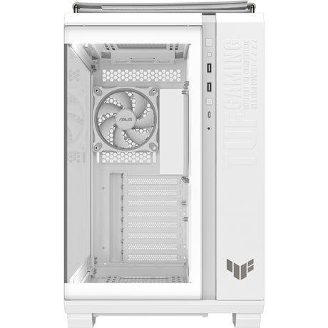 Asus tuf gaming gt502 horizon argb midi tårnhus (hvid | 3x usb-a | 1x usb-c | hærdet glas)