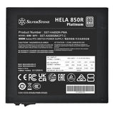 Silverstone hela 850r platinum modulær 850 watt strømforsyning (sort, 4x pcie)