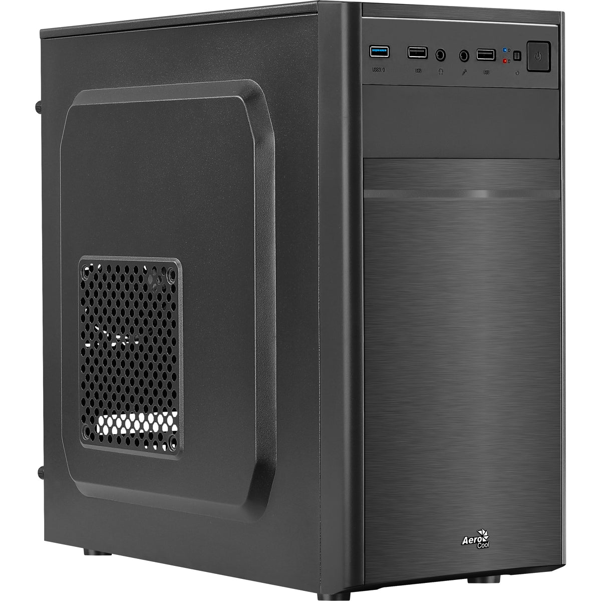 Aerocool CS-103 mini tårnhus (sort | 3x USB-A)