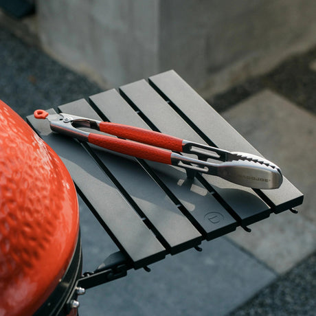 Kamado joe krafted stalen tang grillbestek (roestvrij staal rood)