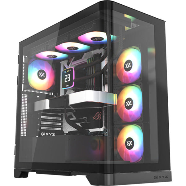 Xyz pc gear aquapulse aio 360 vandkøling (sort, argb, pwm)