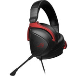 Asus rog delta s core over-ear gaming headset (sort rød, pc, playstation 4, playstation 5, xbox one, xbox series x|s, nintendo switch)